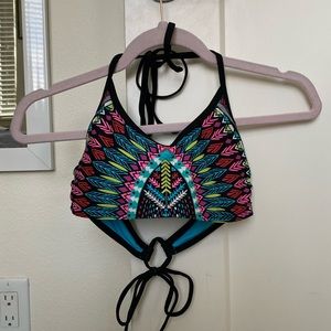Xhilaration Tie up bikini top